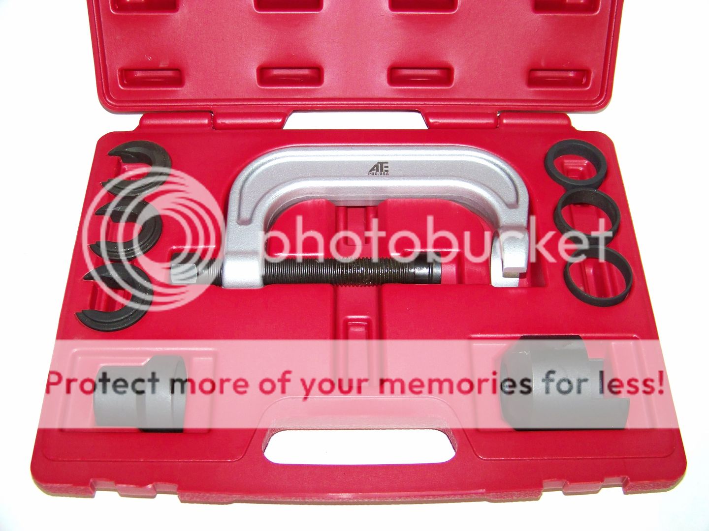 Upper Control Arm Bushing Service Tool Set Remover installer Front End